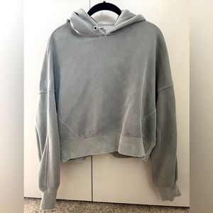 Abercrombie Sage green Sunday hoodie size M